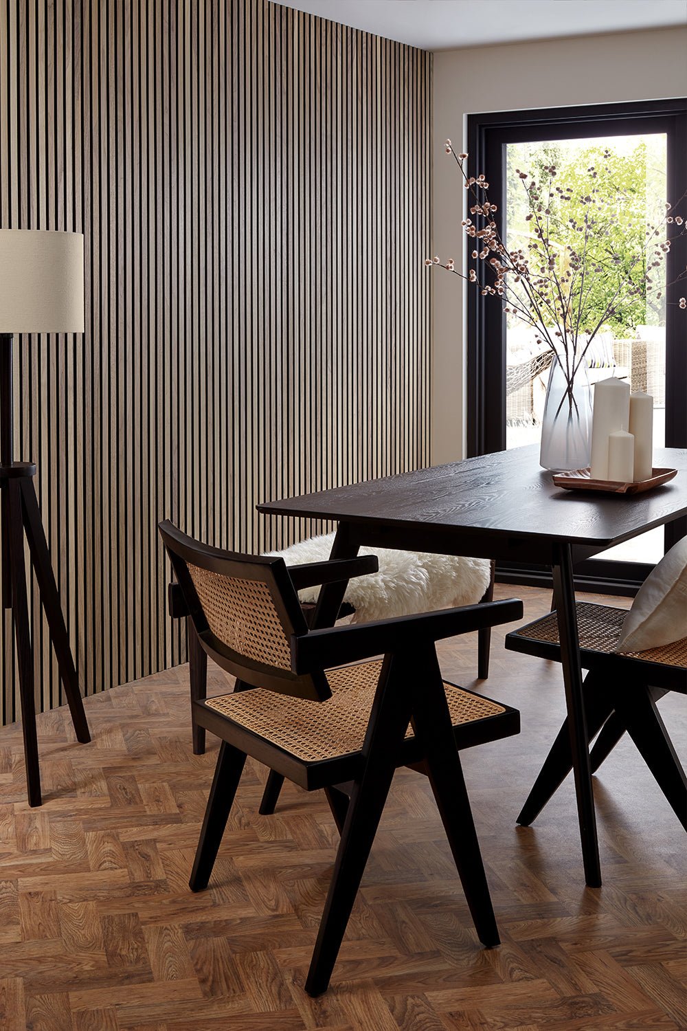 SlatWall Walnut Acoustic Panel | Naturewall – Naturewall US