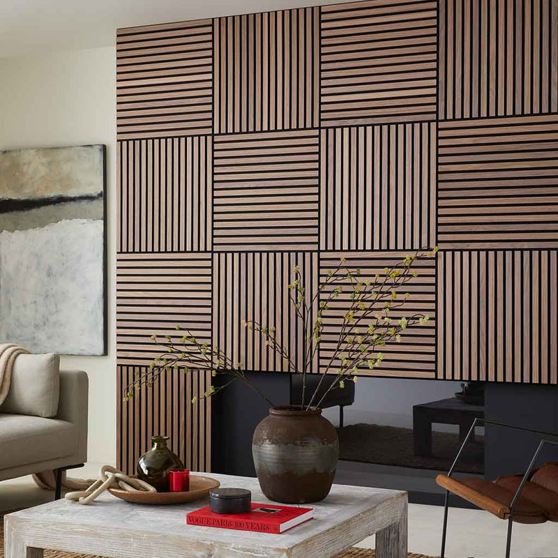 SlatWall Natural Oak Acoustic Panel | Naturewall – Naturewall US