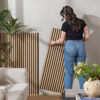 SlatWall Midi Natural Oak
