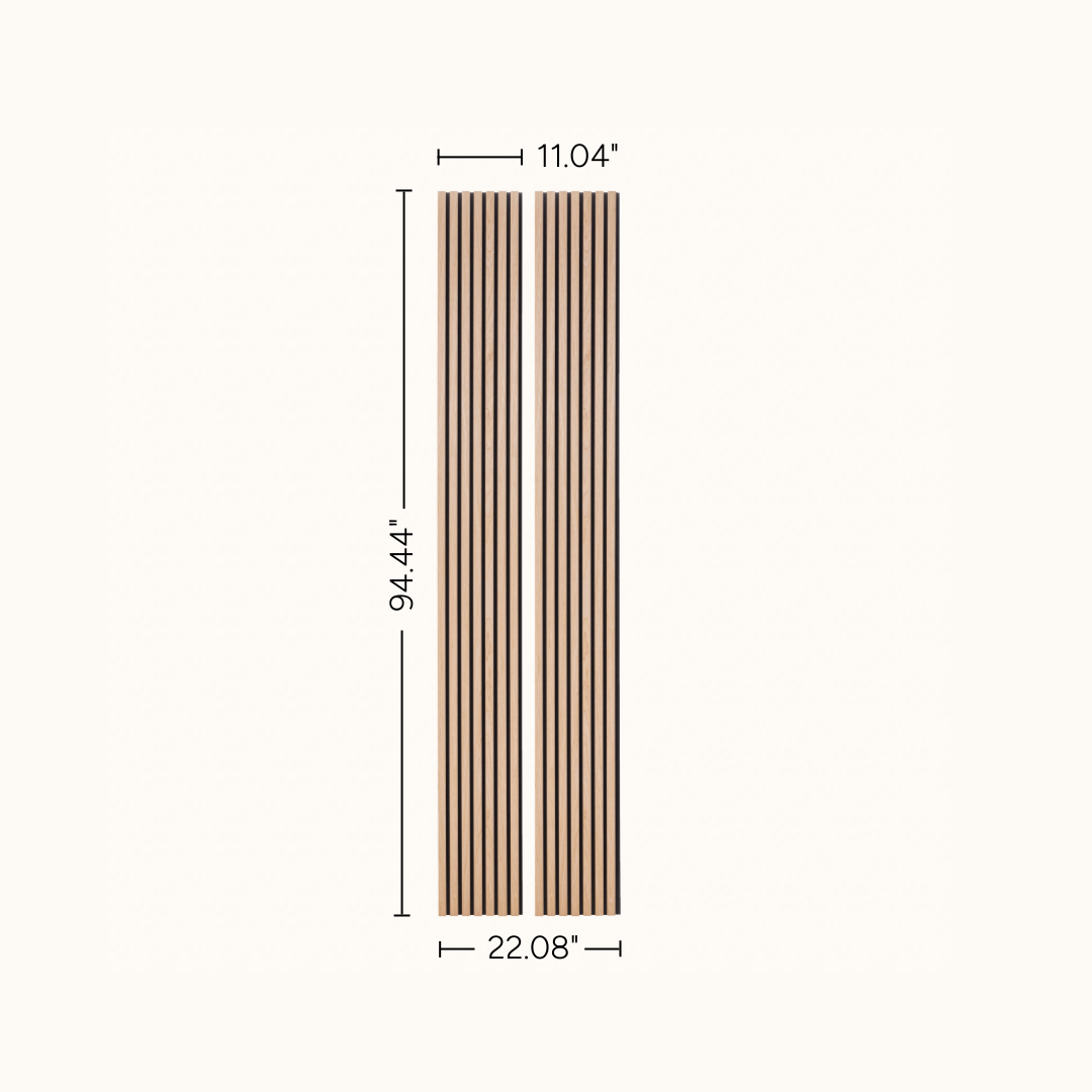 SlatWall Natural Oak Acoustic Panel | Naturewall – Naturewall US