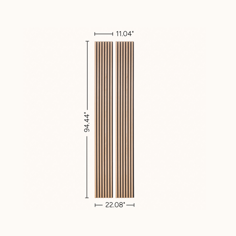 SlatWall Natural Oak Acoustic Panel | Naturewall – Naturewall US