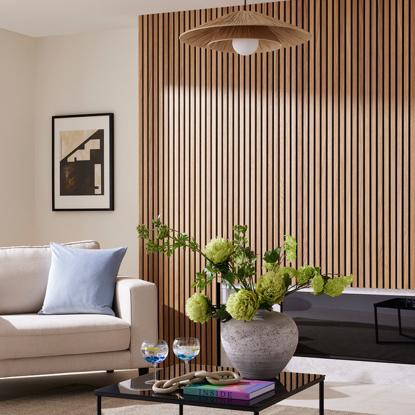 SlatWall Oiled Oak Acoustic Panel | Naturewall – Naturewall US